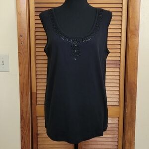 NWT Avenue Beaded Tank Top Plus Size 14/16